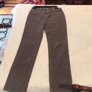 Brooks Brother’s gray corduroy pants